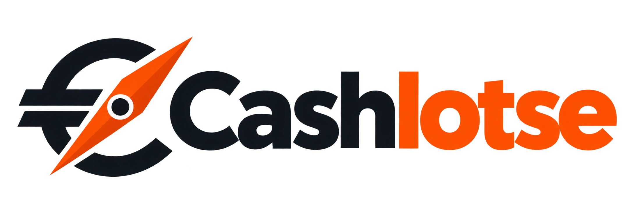 Cashlotse-Logo mit Kompass-Icon